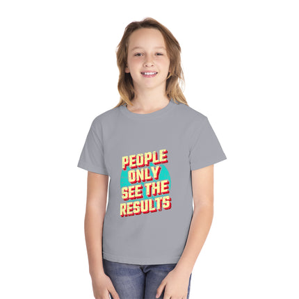 Typography themed Youth Midweight Tee