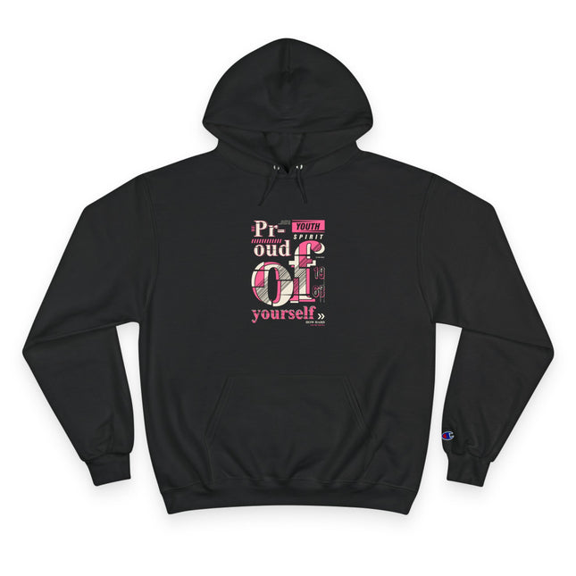 Typography themed Champion Hoodie