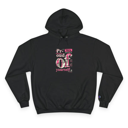 Typography themed Champion Hoodie