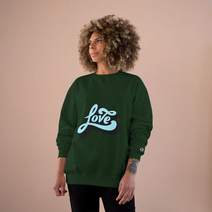 Champion-Sweatshirt mit Typografie-Motiv