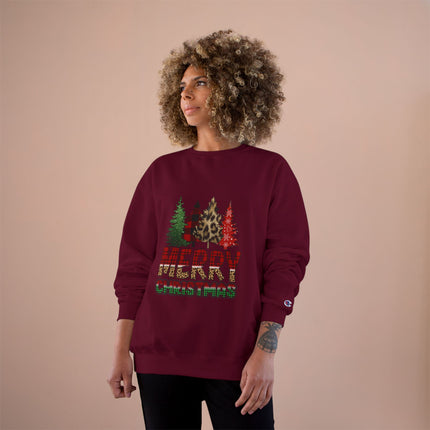 Christmas themed Champion Sweatshirt