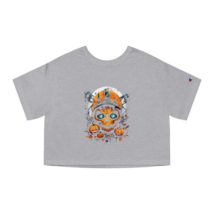 Champion Damen Heritage Cropper T-Shirt mit Halloween-Motiv