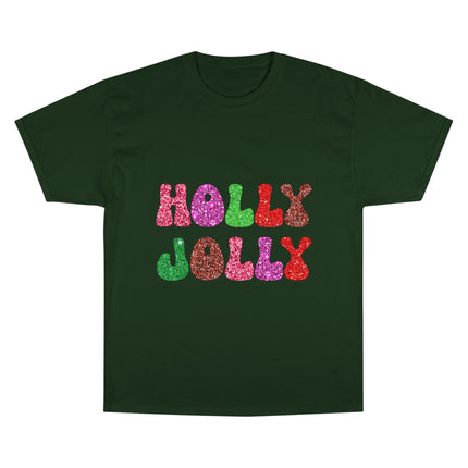 Champion-T-Shirt mit Weihnachtsmotiv