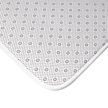 Yellow Floral Design themed Bath Mat