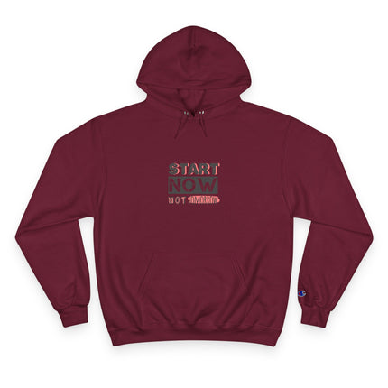 Typography themed Champion Hoodie