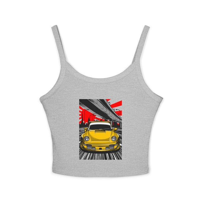 Auto-Enthusiasten Themen Damen Spaghetti Strap Tank Top 