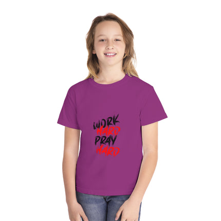 Typography themed Youth Midweight Tee