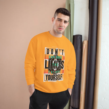 Champion-Sweatshirt mit Typografie-Motiv