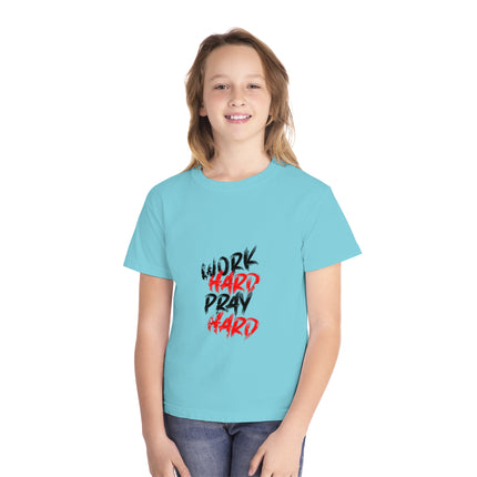 Typography themed Youth Midweight Tee