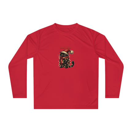 Christmas themed Unisex Performance Long Sleeve Shirt
