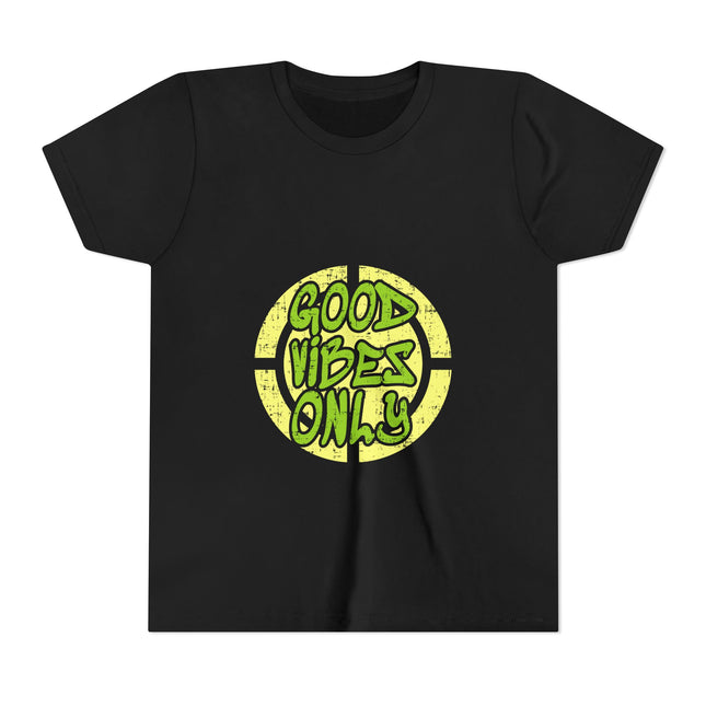 Kurzärmeliges Jugend-T-Shirt mit Typografie-Motiv