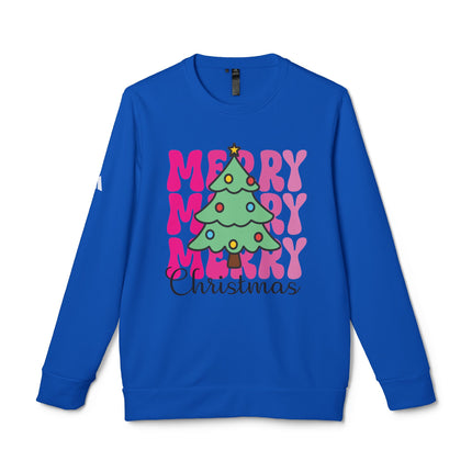 Christmas themed Adidas Unisex Fleece Crewneck Sweatshirt
