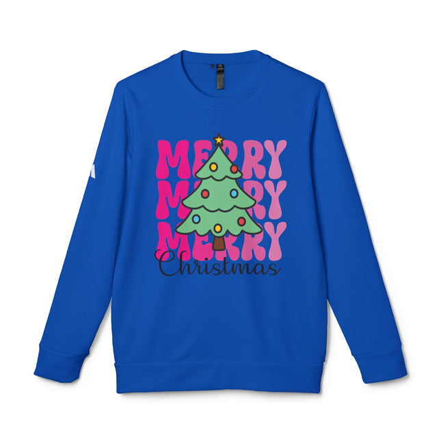 Christmas themed Adidas Unisex Fleece Crewneck Sweatshirt