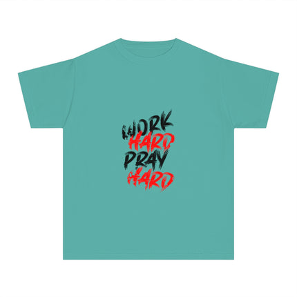 Typography themed Youth Midweight Tee