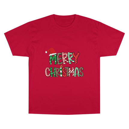 Champion-T-Shirt mit Weihnachtsmotiv