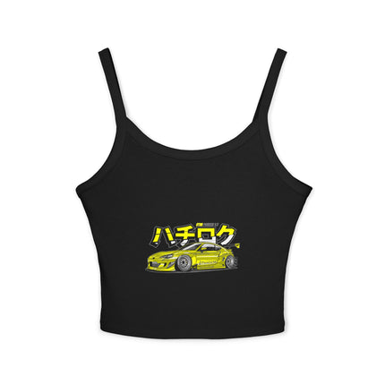 Auto-Enthusiasten Themen Damen Spaghetti Strap Tank Top 