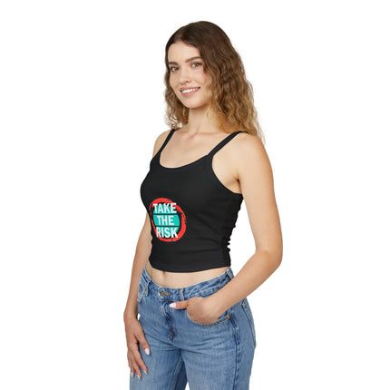 Typografie Themen Damen Spaghetti Strap Tank Top 