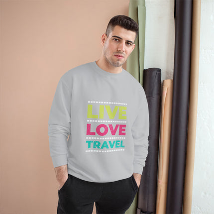 Champion-Sweatshirt mit Typografie-Motiv