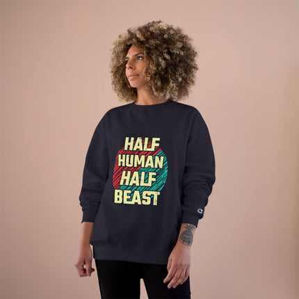 Champion-Sweatshirt mit Typografie-Motiv