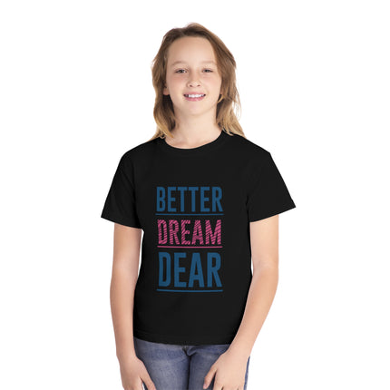 Typography themed Youth Midweight Tee