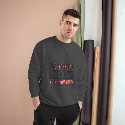 Champion-Sweatshirt mit Typografie-Motiv