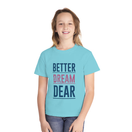 Typography themed Youth Midweight Tee