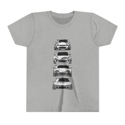 Car Enthusiast themed Youth Short Sleeve Tee