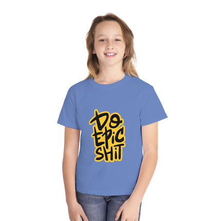 Typography themed Youth Midweight Tee