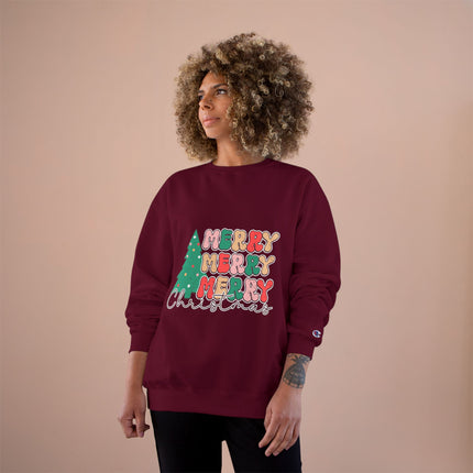 Christmas themed Champion Sweatshirt