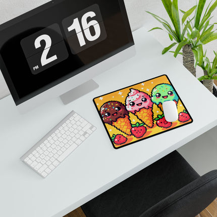 Bezaubernde Schreibtischunterlagen mit Eistüten-Design 