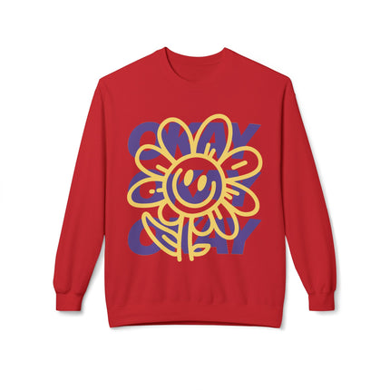 Unisex-Sweatshirt mit Rundhalsausschnitt aus mittelschwerem Softstyle-Fleece