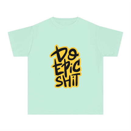 Typography themed Youth Midweight Tee