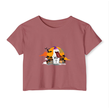 Halloween themed Women's Festival Crop Top