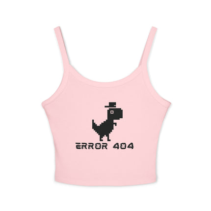 Error 404 Graphic designed Women's Spaghetti Strap Tank Top