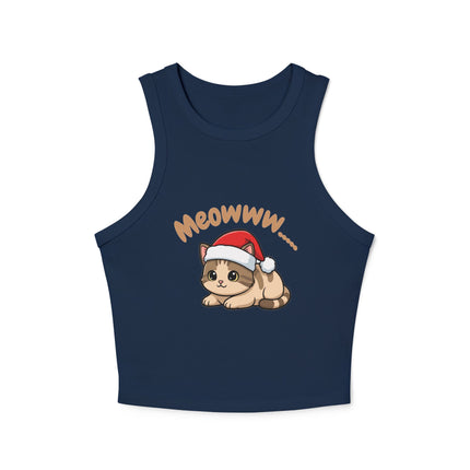 Meowww...   Graphic designed Women's Micro Rib Racer Tank Top