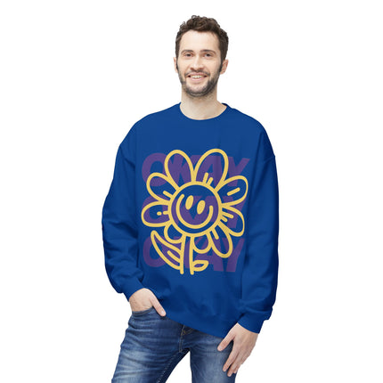 Unisex-Sweatshirt mit Rundhalsausschnitt aus mittelschwerem Softstyle-Fleece
