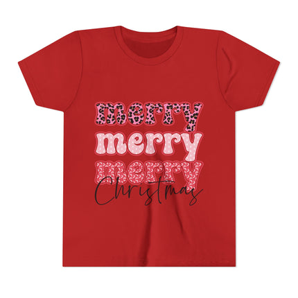 Christmas themed Youth Short Sleeve Tee
