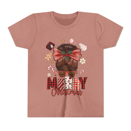 Kurzärmeliges T-Shirt für Jugendliche mit Weihnachtsmotiv