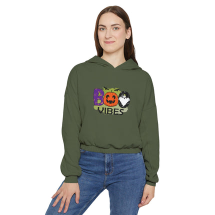 Halloween-Themen-Damen-Kapuzenpullover mit Cinched Bottom