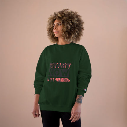Champion-Sweatshirt mit Typografie-Motiv