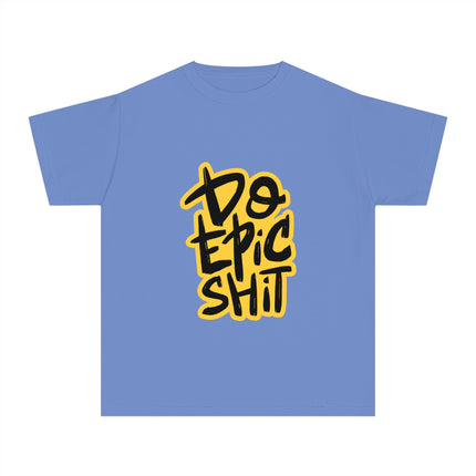 Typography themed Youth Midweight Tee
