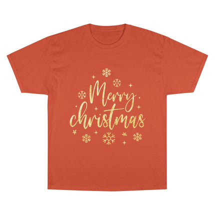 Champion-T-Shirt mit Weihnachtsmotiv