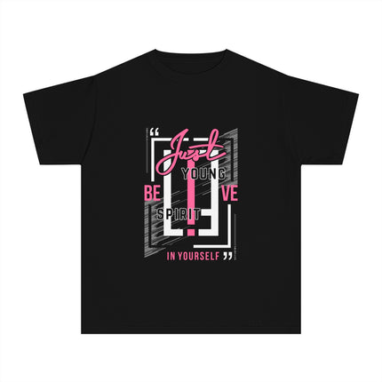 Typography themed Youth Midweight Tee
