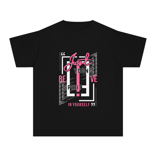 Typography themed Youth Midweight Tee