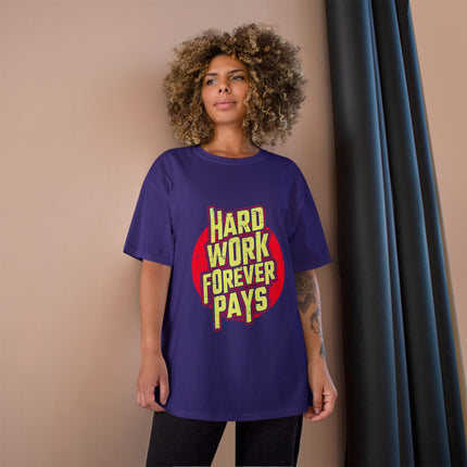 Champion-T-Shirt mit Typografie-Motiv