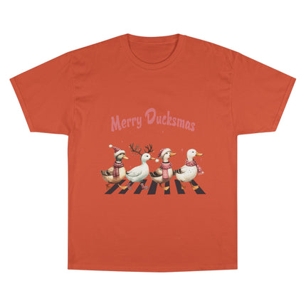 Champion-T-Shirt mit Weihnachtsmotiv