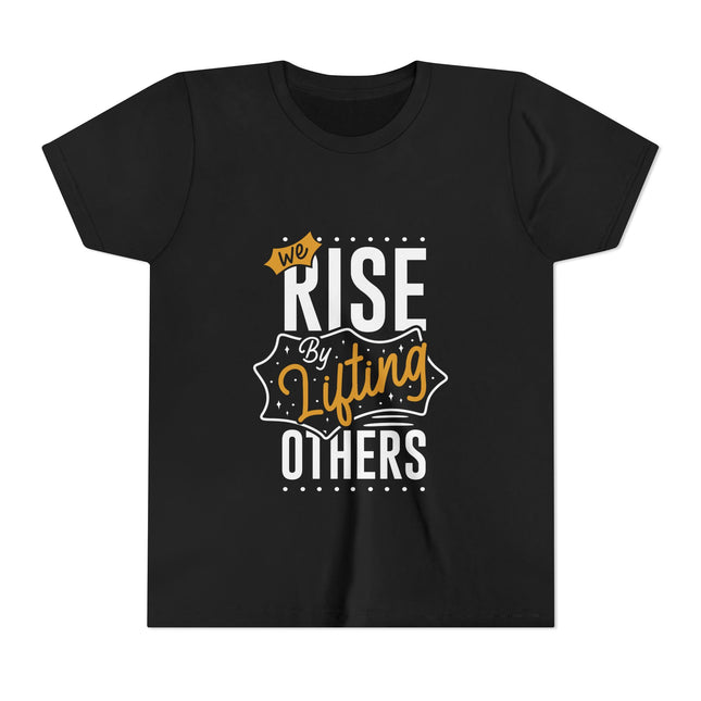 Kurzärmeliges Jugend-T-Shirt mit Typografie-Motiv