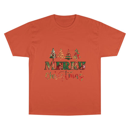 Champion-T-Shirt mit Weihnachtsmotiv