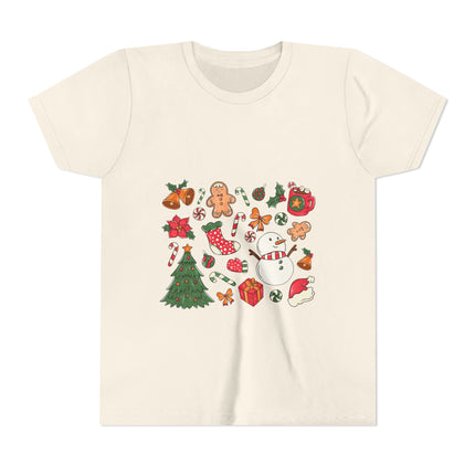 Christmas themed Youth Short Sleeve Tee