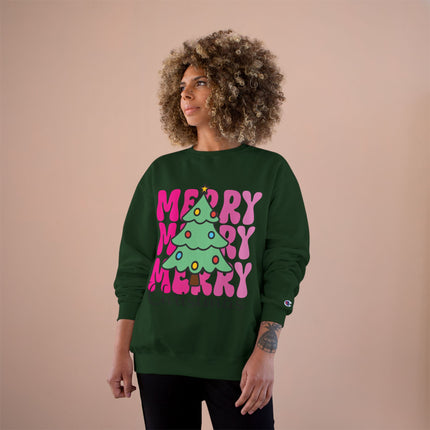 Christmas themed Champion Sweatshirt